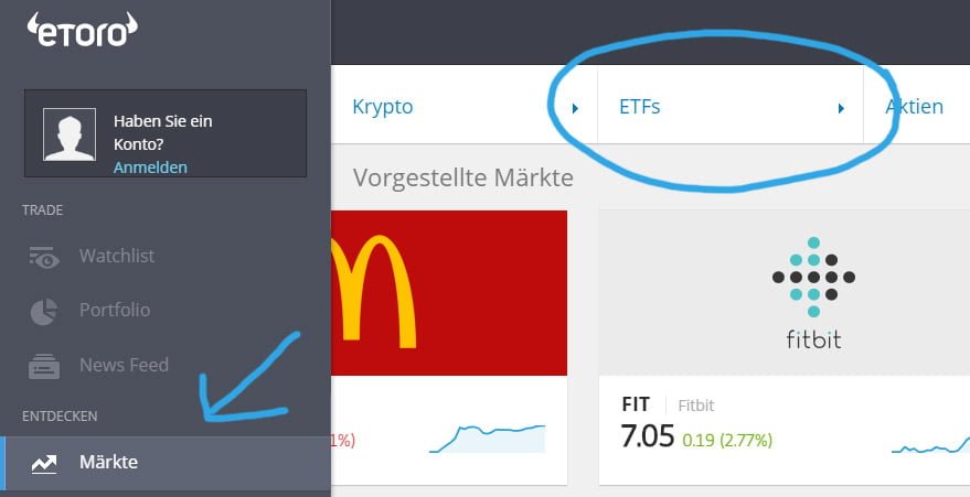 etf etoro