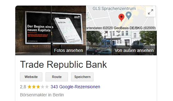 TRADE Republic Bewertung Trade Republic Bewertung